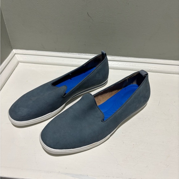 Me Too Blue Gray Women’s Comfort Slip-On Shoes-size 9 - Picture 2 of 6